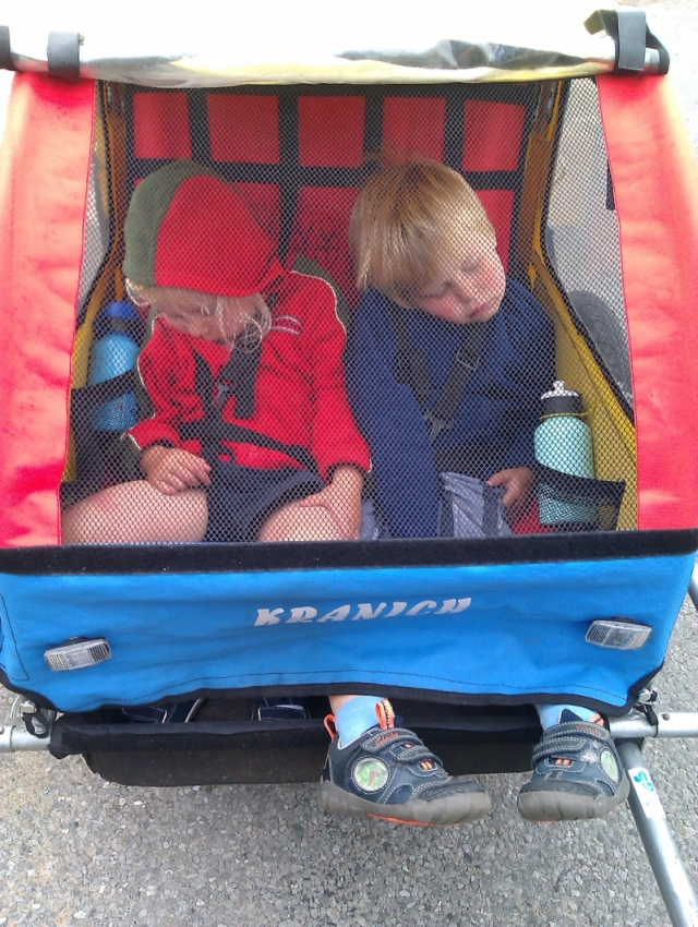 What better use for a bike than hauling happy kids around on an adventurous, and exhausting, day out?