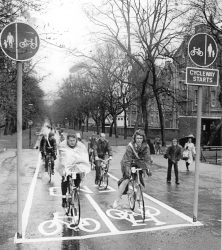 Meadows cycleway opening, 1983